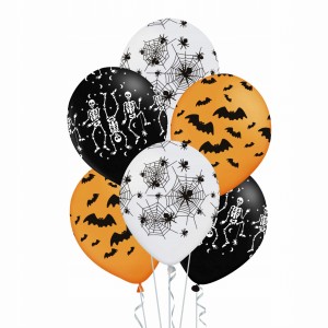Zestaw Balonów na Halloween Motywy - 6szt