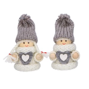 Makoszki maskotki zawieszki na choinkę - 2szt