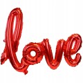 balonowy napis love na walentynki