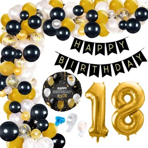 GIRLANDA BALONOWA Balony 18 Urodziny Baner XXL