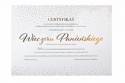 Certyfikat Wieczór Panieński Rose Gold 128855.jpg