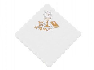 Serwetki Komunijne na Komunię 15cm - 100szt
