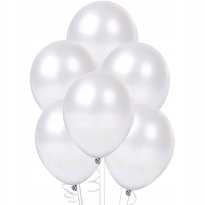 Balony perłowe lateksowe metalizowane 27cm 50szt