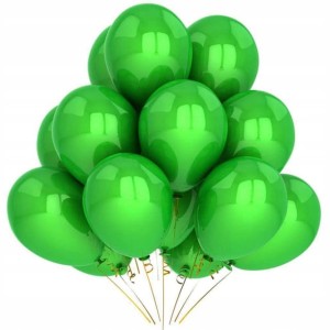 Balony Metaliczne -- 50szt -- 27cm - Zielone