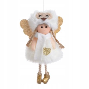 Aniołek na Choinkę Puszysta zawieszka - 17cm