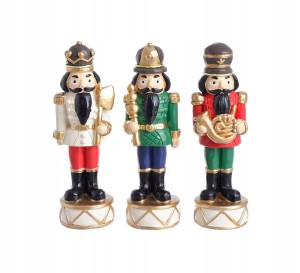 Żołnierzyki dekoracje figurki stojące 9cm - 3szt