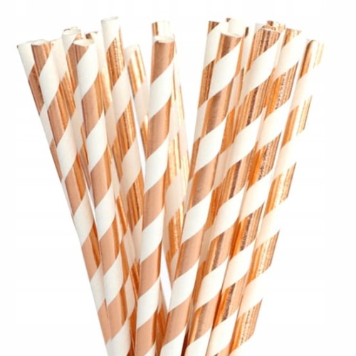 Slomki-Papierowe-w-paski-Rose-Gold-25szt.jpg
