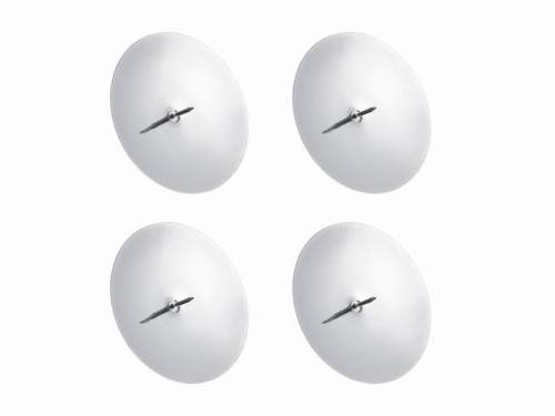 Srebrne podstawki pod świece walcowe 4szt - 40mm_0