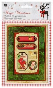 Naklejki świąteczne 3D ręcznie robione