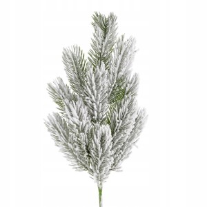 Ośnieżona Gałązka Świąteczna do dekoracji na Boże Narodzenie -40cm