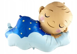 Balon foliowy Baby Boy Chłopiec na Baby Shower i Urodziny 67x91cm