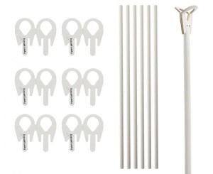 Ekologiczne patyczki do Balonów na Urodziny 35cm 50szt