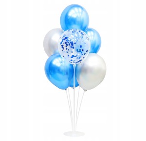 Stojak z balonami dla Mix Blue. Zestaw 8szt