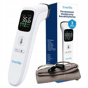 Termometr bezdotykowy medyczny Everlife EL-IR202LED