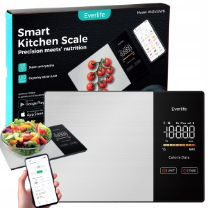 Inteligentna waga kuchenna elektroniczna 1g/5kg z Wyświetlaczem i Bluetooth
