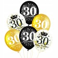 Balony-na-30-URODZINY-z-konfetti-MIX-zloto-czarny.jpg