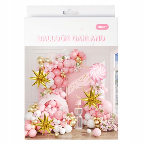 Girlanda-balonowa-bialo-rozowo-zlota-gwiazda-Balony-na-Chrzest-Slub-104szt.jpg