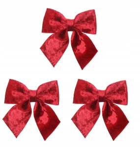 PIĘKNE kokardy na Choinkę Kokarda na Stroik lub Girlandę 12cm x 13cm 3szt