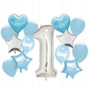 ZESTAW DEKORACYJNY na URODZINY ROCZEK BALONY Boy