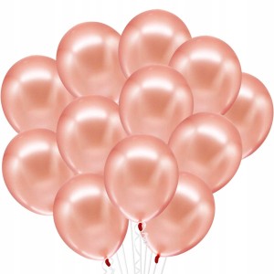 Balony Metaliczne -- 100szt -- 27cm - Rose Gold