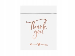 Torebeczki na podziękowania THANK YOU - 6szt TNSP7