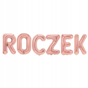 ZESTAW BALONY na ROCZEK URODZINY - 40cm