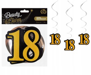 Dekoracja wisząca Świderki na 18-ste Urodziny