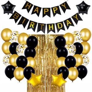 ZESTAW BALONY i BANER na Urodziny HAPPY BIRTHDAY