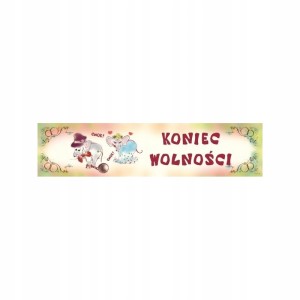 Tablice ozdobne ślubne do samochodu - TT34 - 2szt