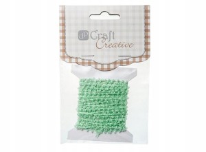 Koraliki na sznureczku MIĘTOWY - 450cm cesz-003