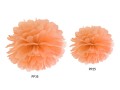 Pompon bibułowy, j. pomarańczowy, 25cm_15453
