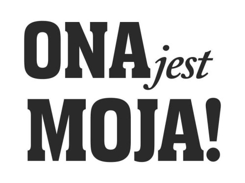 Naklejki na buty Ona jest moja!_4967