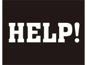 Naklejki na buty Help!