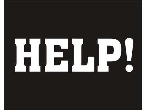 Naklejki na buty Help!_5007