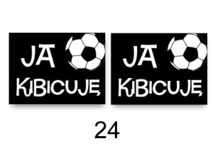 Naklejki na buty 2 szt - Ja kibicuję