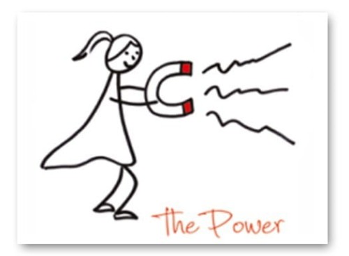 Naklejki na buty The Power of Love 2 szt_11135