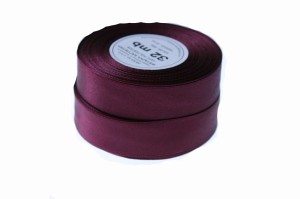 Wstążka satynowa Bordowy 6mm 32m
