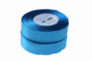 Wstążka satynowa Turkus Ciemny 12mm 32m