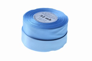 Wstążka satynowa Błękit Jasny  6mm 32m