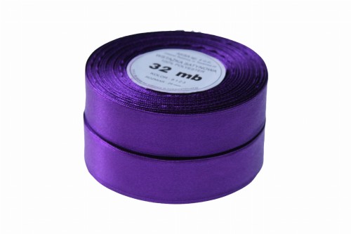 Wstążka satynowa Purpurowy 38mm 32m_13069