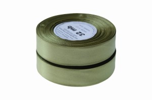 Wstążka satynowa Brąz Jasny 6mm 32m