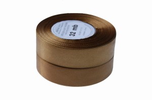 Wstążka satynowa Brązowy 6mm 32m