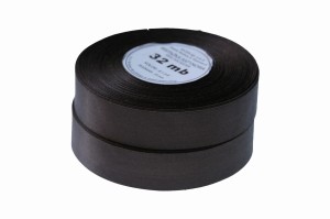 Wstążka satynowa Czekoladowy 12mm 32m