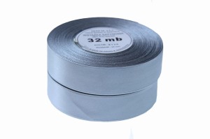 Wstążka satynowa Srebrny 6mm 32m