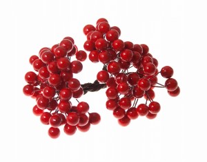 JARZĘBINA CZERWONA kulki na choinkę stroiki 120szt