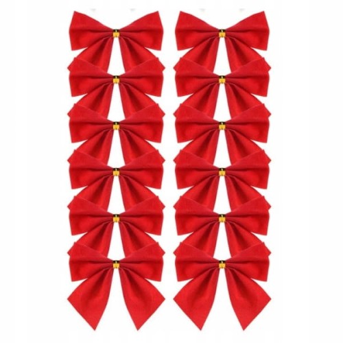 Kokardki czerwone 12szt TG42501-3_0